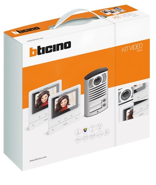videokit met 2 drukknopp. Linea 2000 + 2 x classe100V16B