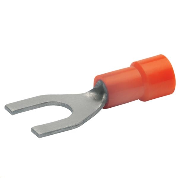 Geisoleerde Vorkkabelschoen 0.5 - 1mm² M3 Rood