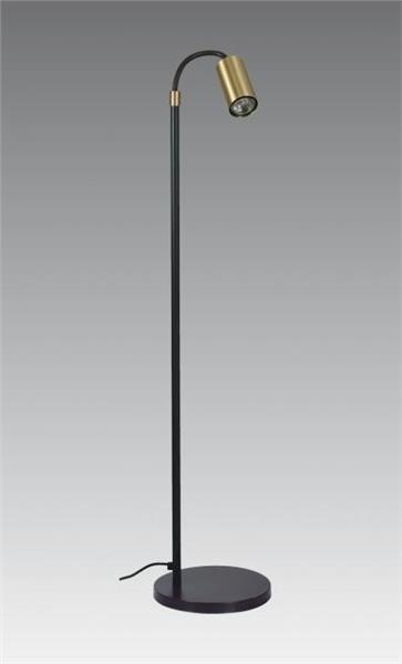 Floor lamp in brushed Bronze + brushed Nickel