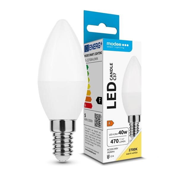 Lampe Led flamme 4,9W E14 200° 2700K 470lm