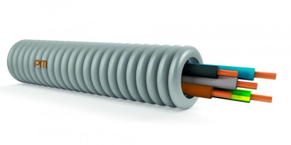 Prewired conduit Vob 5G2.5 diameter 20mm in coil of 50m CPR class: ECA