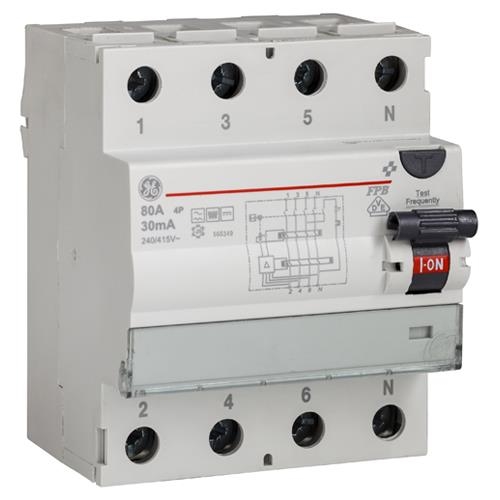 Rccb DOJB 4 poles 30mA 40A