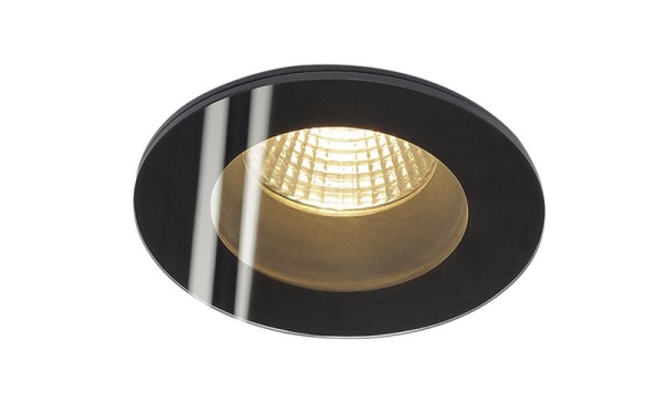 Patta-I, plafondInbouwarmatuur, rechthoekig, mat Zwart, 9W, 38°, 3.000K, inclusief driver