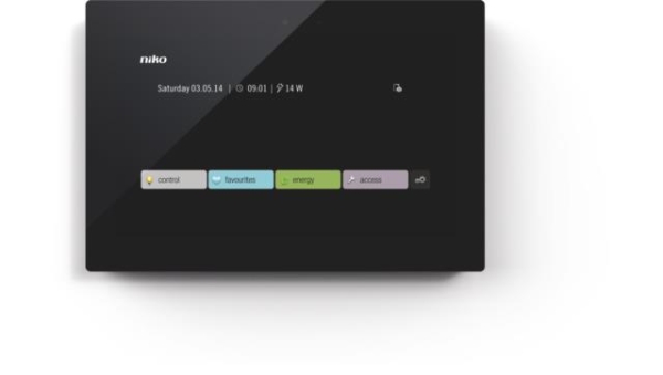 Niko Home Control touchscreen