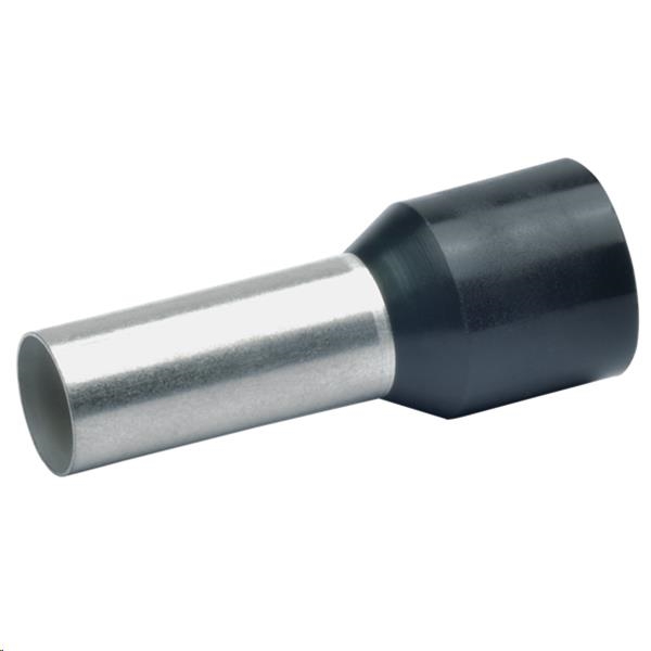 Partially insulated wire end ferrule 25mm² 18mm Black