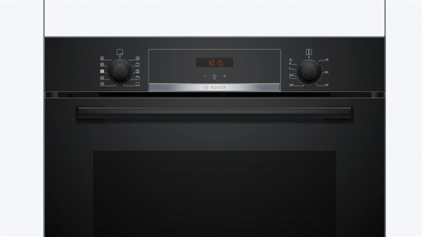 Oven serie 4 multifunctie 60cm, Label A+, 8 verwarmingswijzen, Added Steam, EcoClean, Rood display,
