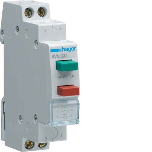 Impulse 1NO + 1NC double pushbutton