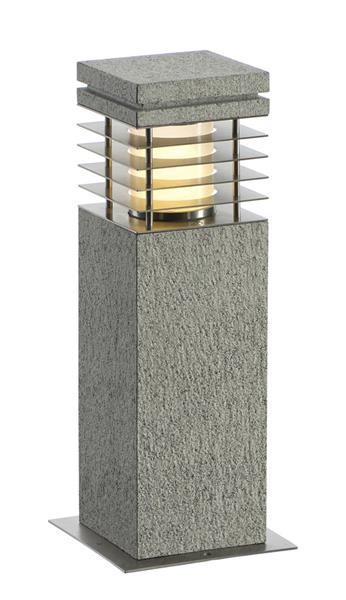 Arrock Granite 40 borne, granit, Poivre & Sel, E27, maximum 15W