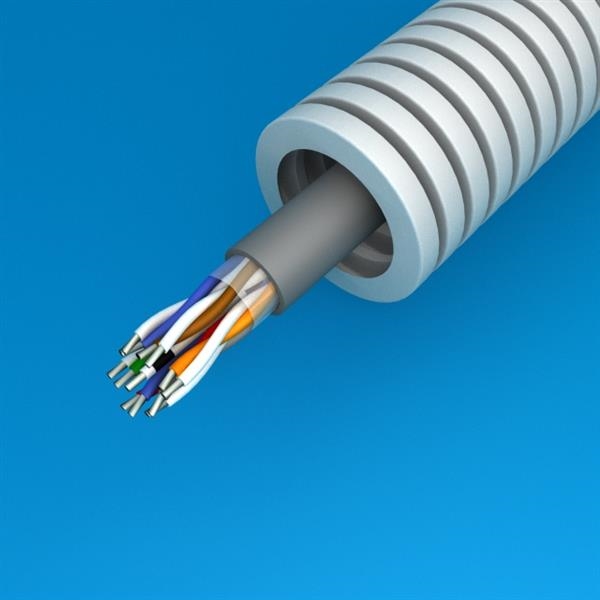 Prewired conduit Vvt 6 x 2 x 0.6 diameter 20mm in coil of 100m