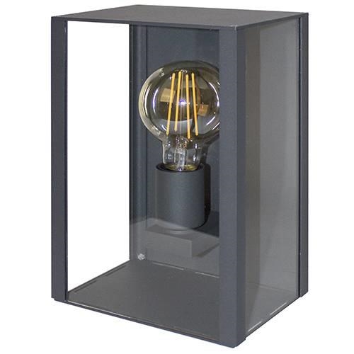 Kadro E27 applique 8W A60 IP44 Anthracite
