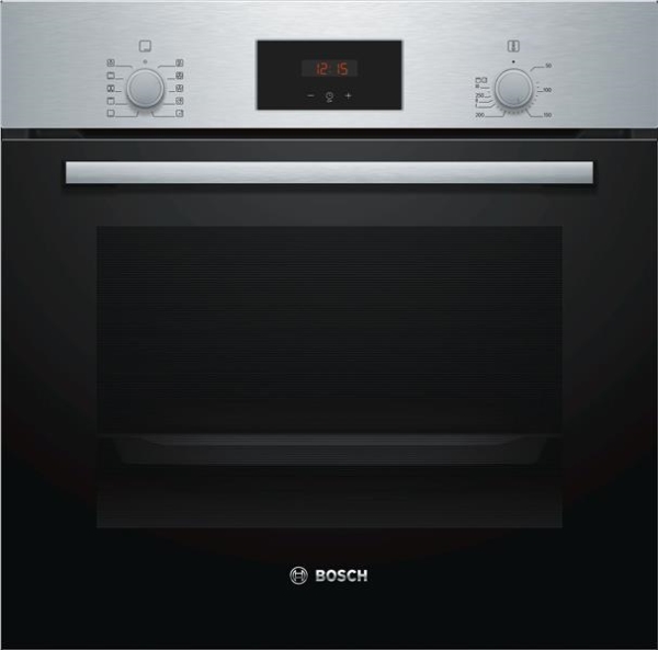 Oven serie 2 multifunctie 60cm, Label A, 7 verwarmingswijzen, EcoClean Direct, Rood display, Inox In