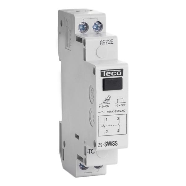 Switch 230Vac 16A 2 NO