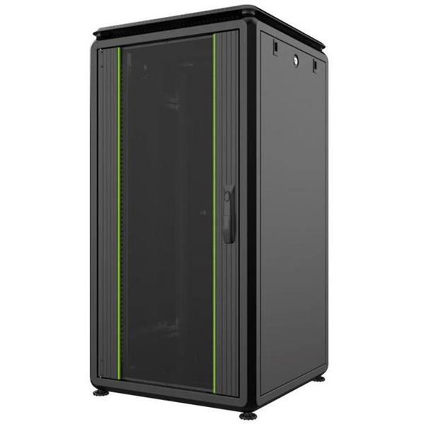 Logon data line rack 600 x 600 x 1164mm 22u Black 46kg