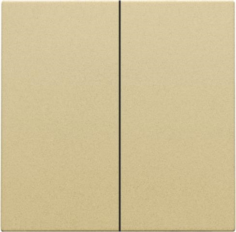 Set de finition pour interrupteur électronique double ou bouton - poussoir Alu Gold