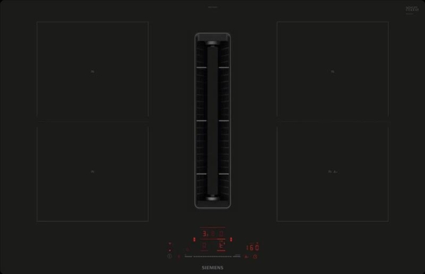 Table de cuisson IQ500 induction-ventilation intégrée 80cm, combiInduction, 4 zones, 2 combiZones, t