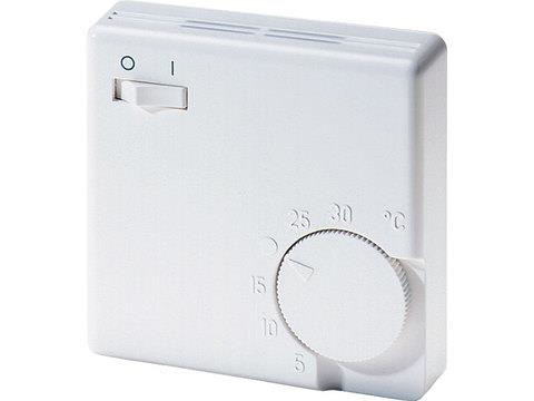 Ruimtethermostaat + on / off 230Vac 5 - 30°C 1NC 16A