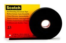 Scotch 23 self welding EPR electrical insulating tape Black, 19mm x 9.15m 0.76mm