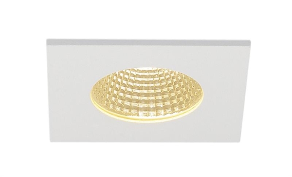 Patta-f, plafondInbouwarmatuur, rechthoekig, mat Wit, 9W, 38°, 3000K, inclusief driver