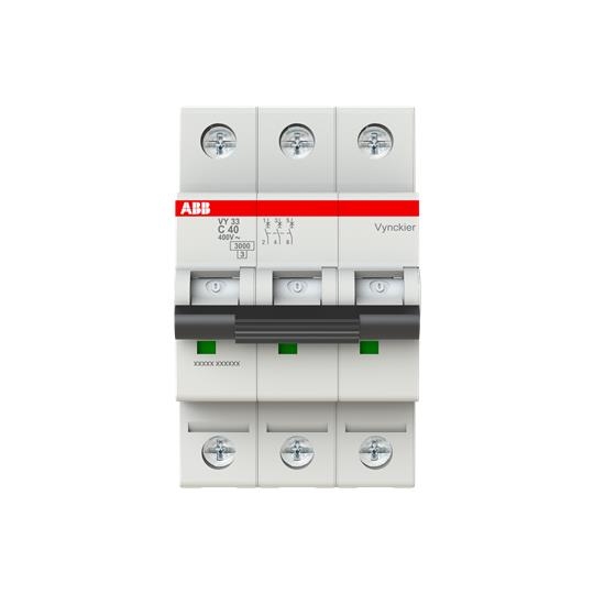 Automaat VY30 3 polig curve C 40A 3kA