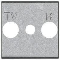 Afdekplaat TV / R light Tech voor universeel stopcontact