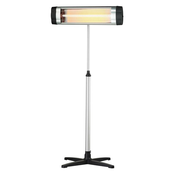 Vrijstaande infraroodkachel 2000W IP34 1,8m kabel