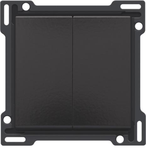 Set de finition pour interrupteur double allumage, interrupteur va & vient + bouton - poussoir