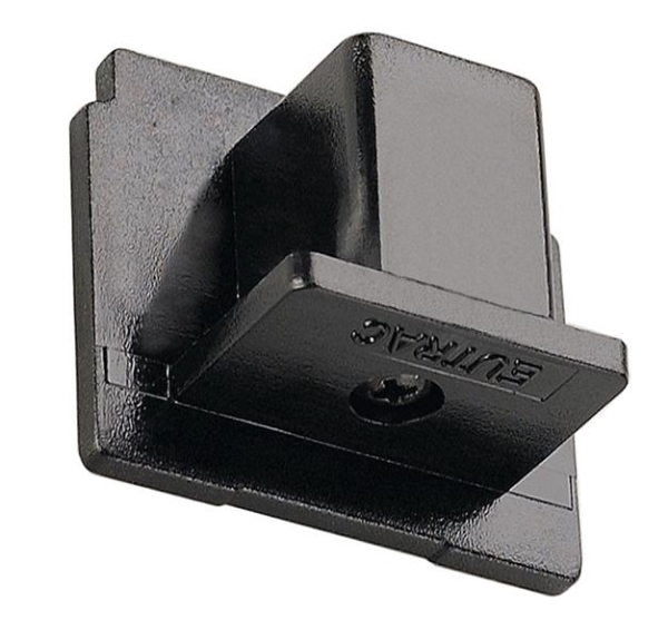 EuTrac embout pour rail 3 allumages, Noir