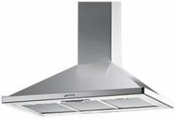Hotte deco Inox 90cm 3 vitesses 575m³ / h 320W diamètre:120mm 61dB