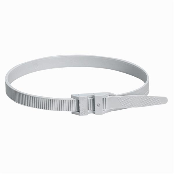 Collier colson - longueur 357mm largeur 9mm - Gris - installation intérieure