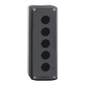 Leeg controlestation - XAL-D - kunststof - 5 horizontale boringen