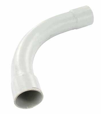 Bocht 32mm Lichtgrijs Ral 7035