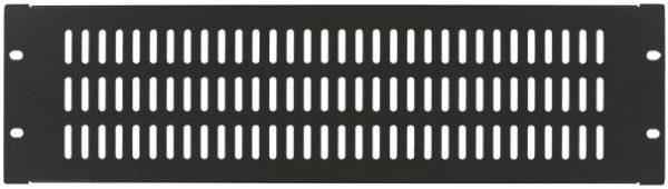 Grille de ventilation Noir 19" 3U