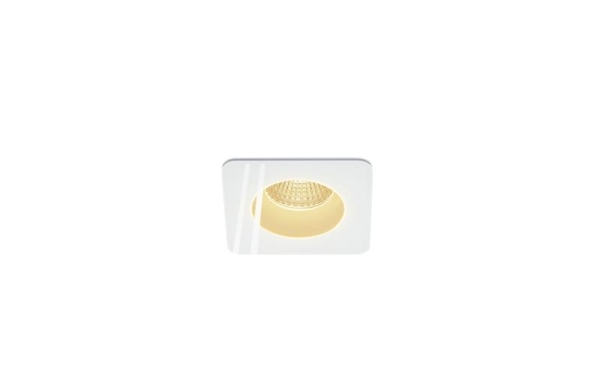 Patta-I, plafondInbouwarmatuur, rechthoekig, mat Wit, 9W, 38°, 3.000K, inclusief driver
