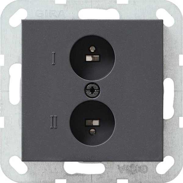 Prise haut - parleurs prise System 55 Anthracite
