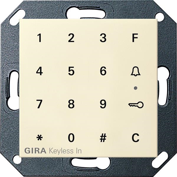 Gira keyless In keypad System 55 cream White