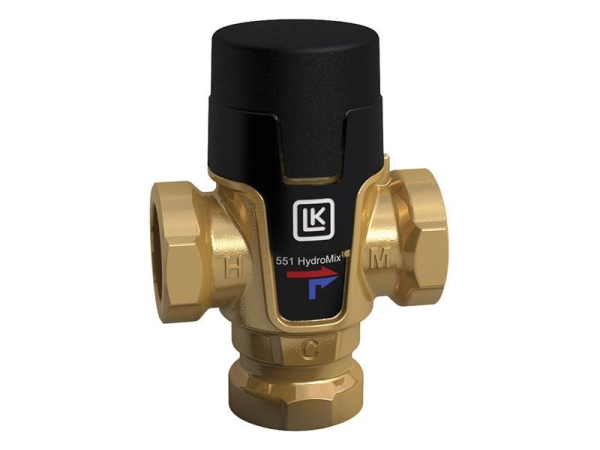 3 - weg hydromix kraan F3 / 4" 35 - 65°C