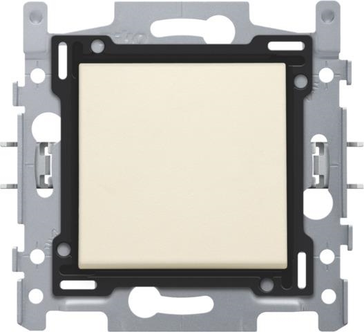 Interrupteur unipolaire, socle et set de finition avec raccords rapides Creme