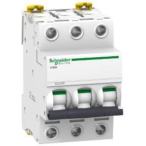 Circuit breaker iC60N - 3 poles - 20A - B curve