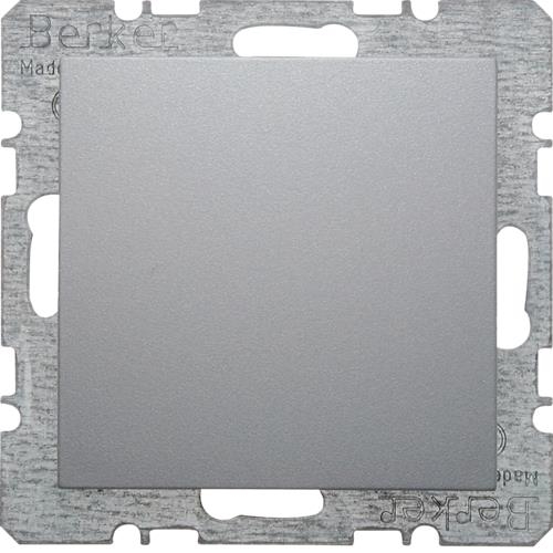 Blind plugcentre plate, B.7, Alu, matt, lacquered