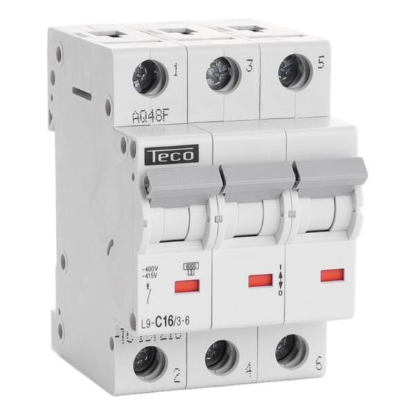Automaat 3 polig 16A 6kA curve C
