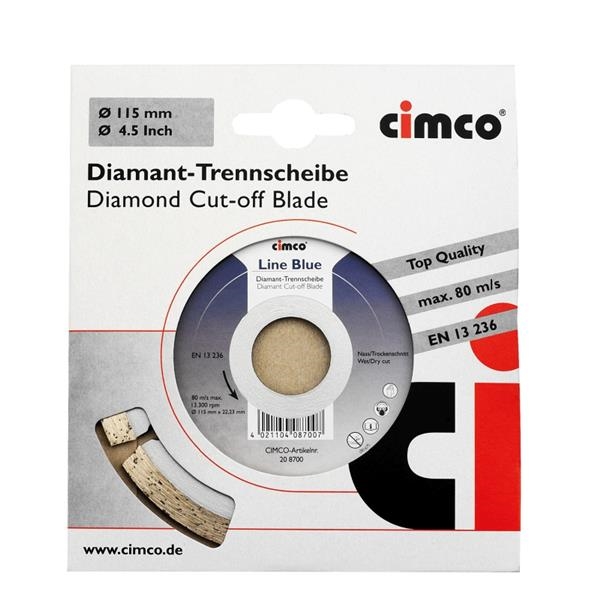 Disques tronç. diamanté line Blue 115mm