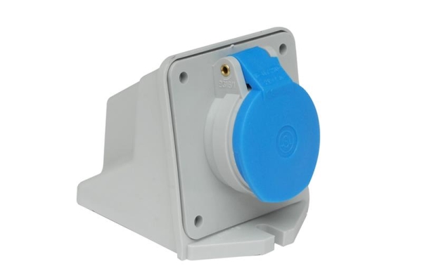 CEE wall receptacle 32A - 220V - 2 poles + E - IP44