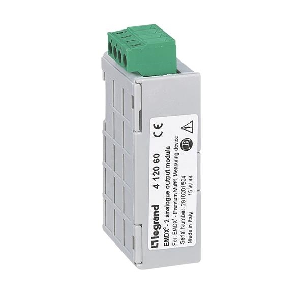 Module for emDX³ premium - 2Analog outputs - 0 - 20mA and / or 4 - 20mA