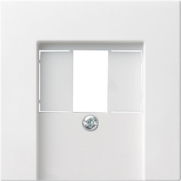 Afdekking TAE + stereo + Usb System 55 zuiver Wit
