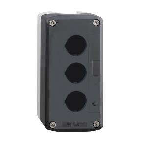 Leeg controlestation - XAL - D - kunststof - 3 horizontale boringen
