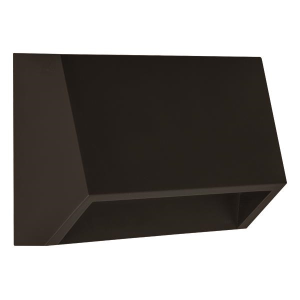 Applique murale 3W Graphite IP65 rectangle indirecte 3000K