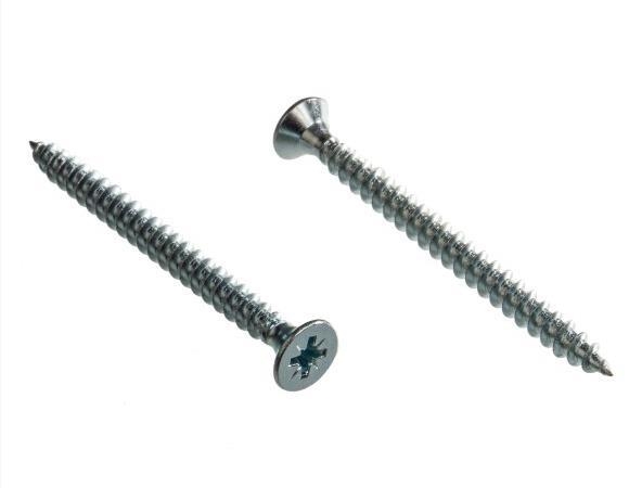 Panel screws 4.0 x 40mm countersunk head pozidriv