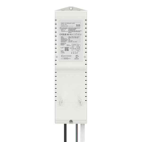 Emergency conversion box temperature sensor