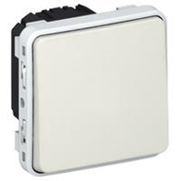 Pushbutton 10A NO White