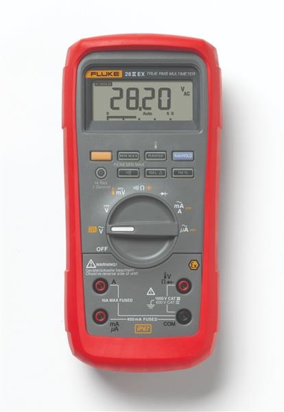 Intrinsically safe true-rms digital multimeter FLUKE-28IIEX